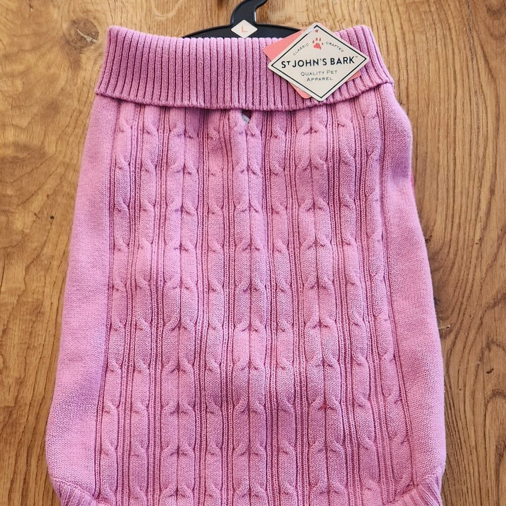 Quality Pastel Pink Knit Sweater